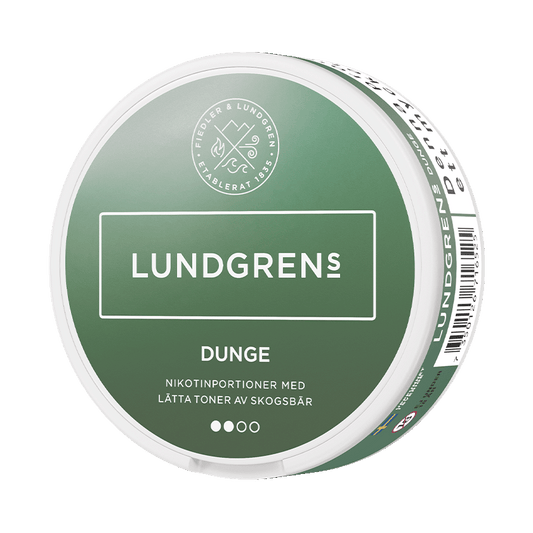 Lundgrens Dunge 8mg, 5-pakke med nikotinposer