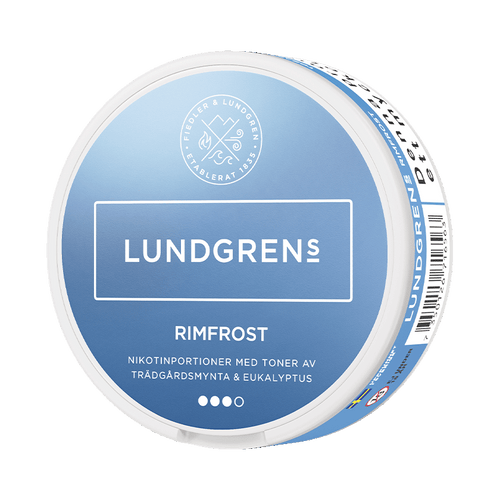 Lundgrens Rimfrost 10mg, 5-pakke med nikotinposer