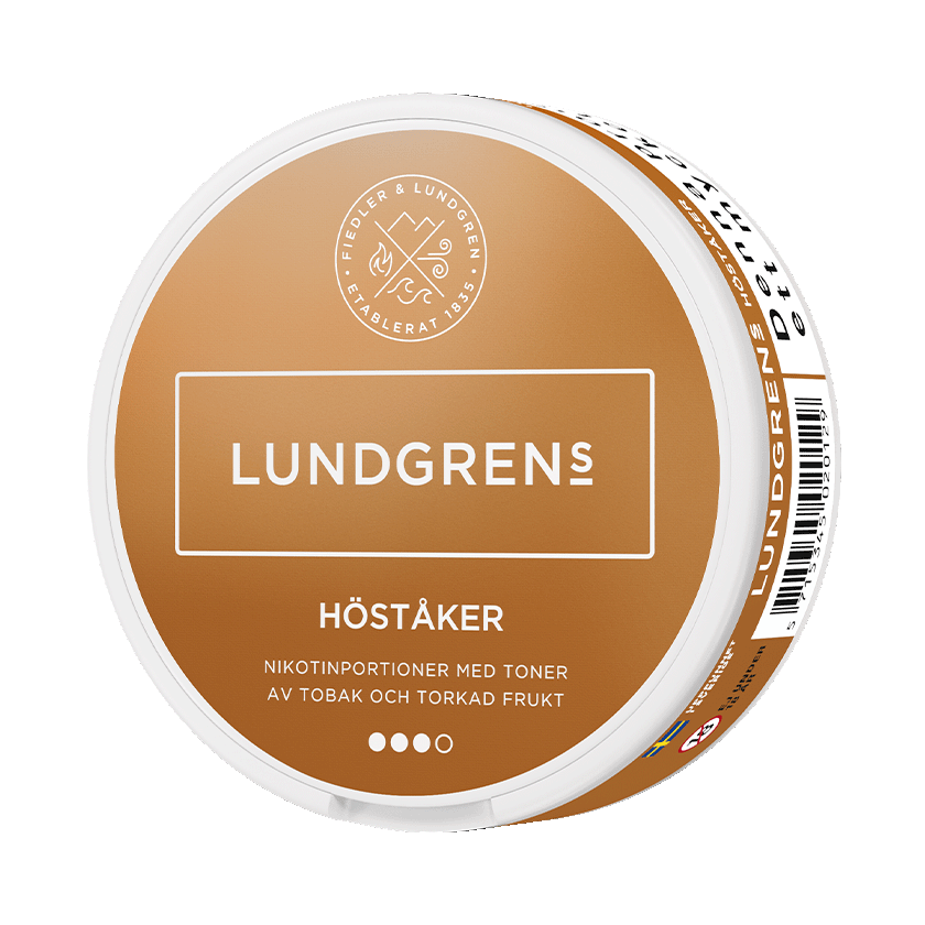Lundgrens Höståker 10mg, 5-pakke med nikotinposer