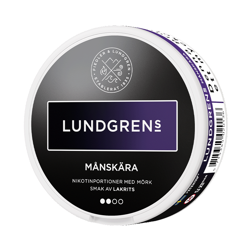 Lundgrens Månskära 8mg, 5-pakke med nikotinposer