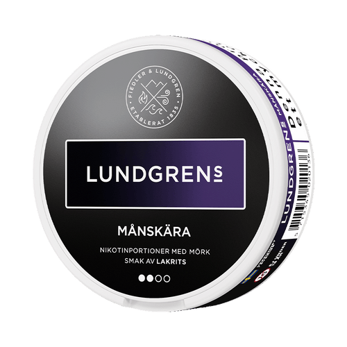 Lundgrens Månskära 8mg, 5-pakke med nikotinposer