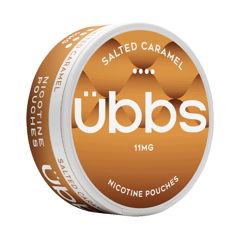 Übbs Salted Caramel 11mg, 5-pakke med nikotinposer