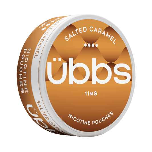 Übbs Salted Caramel 11mg, 5-pakke med nikotinposer