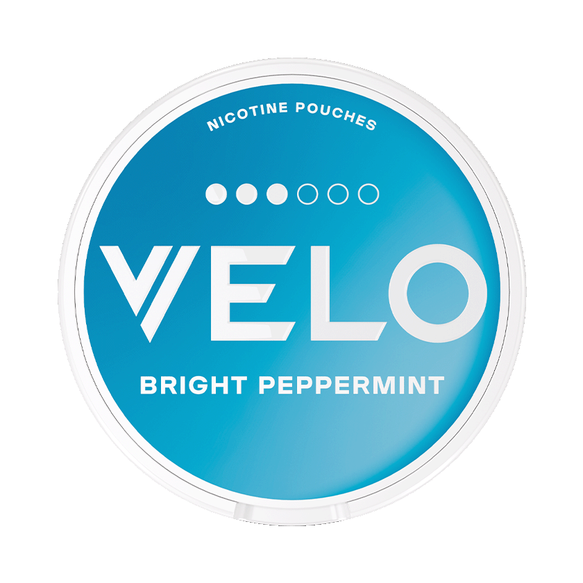 VELO Bright Peppermint 8mg, 5-pakke med nikotinposer