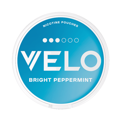 VELO Bright Peppermint 8mg, 5-pakke med nikotinposer