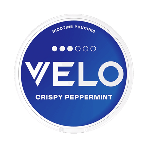 VELO Crispy Peppermint 10mg, 5-pakke med nikotinposer