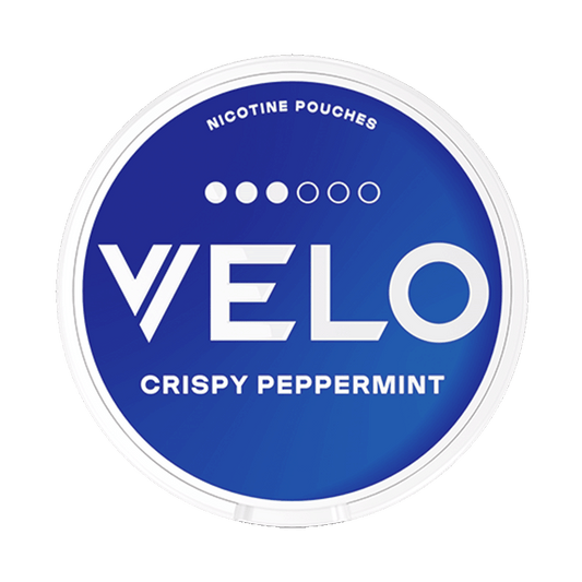 VELO Crispy Peppermint 10mg, 5-pakke med nikotinposer