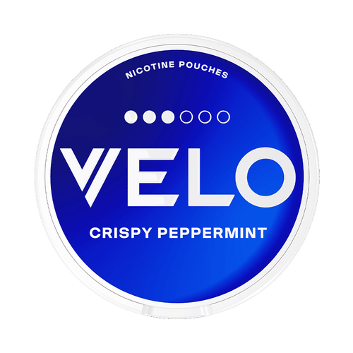 VELO Crispy Peppermint Mini 8mg, 5-pakke med nikotinposer