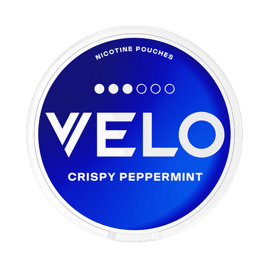 VELO Crispy Peppermint Mini 8mg, 5-pakke med nikotinposer