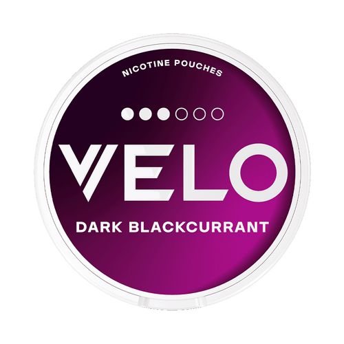 VELO Dark Blackcurrant 8mg, 5-pakke med nikotinposer