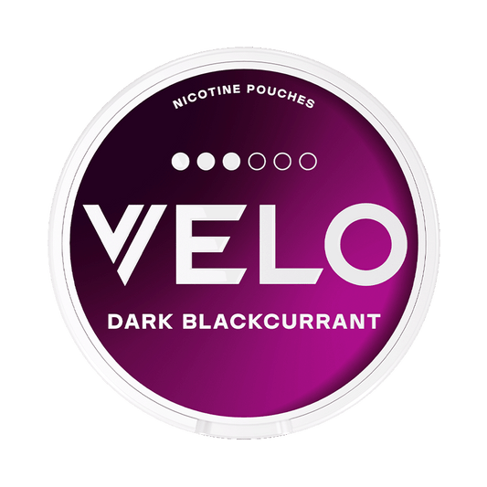 VELO Dark Blackcurrant 8mg, 5-pakke med nikotinposer