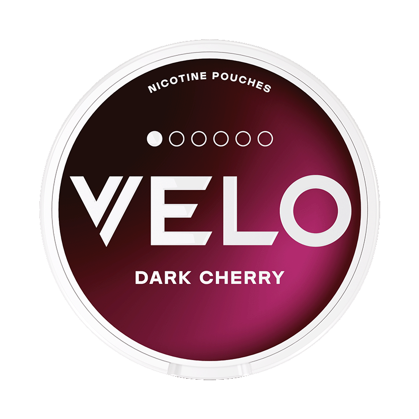 VELO Dark Cherry Mini 4mg, 5-pakke med nikotinposer