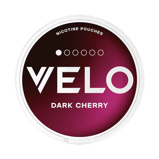 VELO Dark Cherry Mini 4mg, 5-pakke med nikotinposer