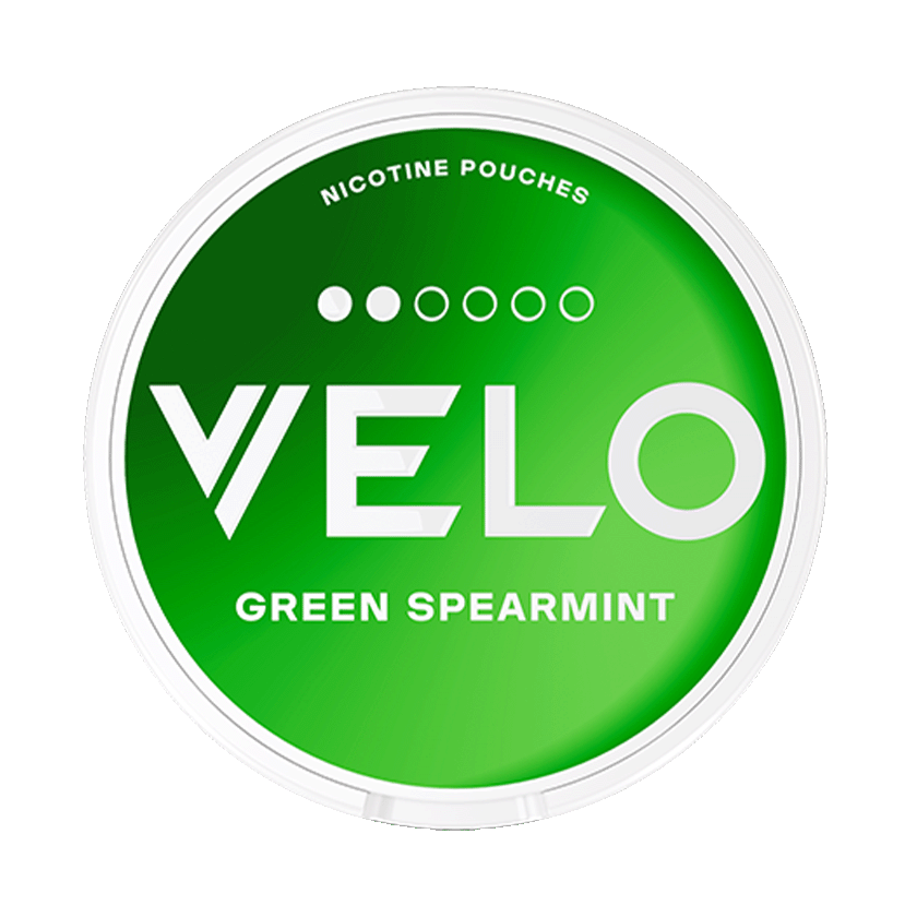 VELO Green Spearmint 6mg, 5-pakke med nikotinposer