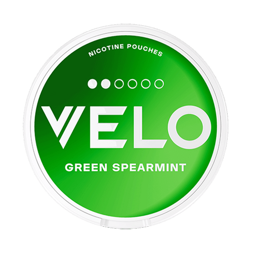VELO Green Spearmint 6mg, 5-pakke med nikotinposer