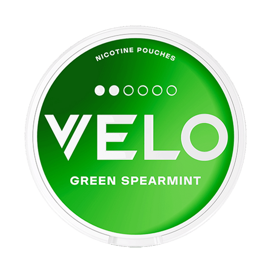VELO Green Spearmint 6mg, 5-pakke med nikotinposer