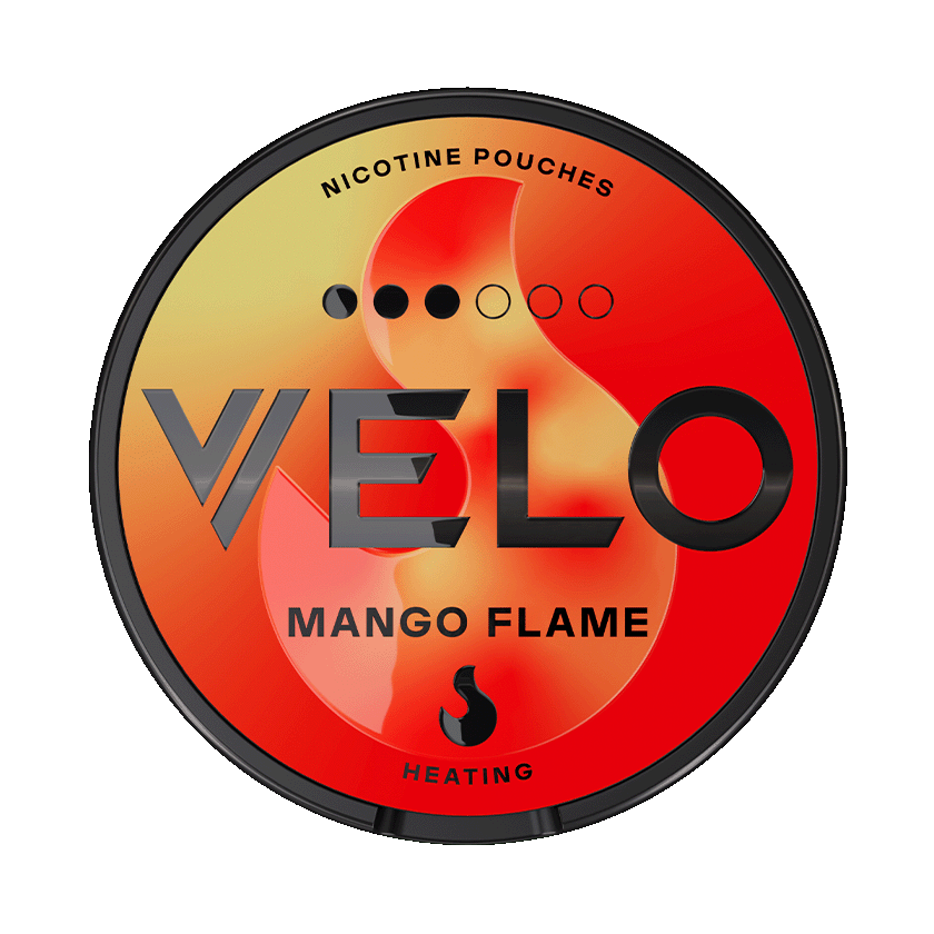 VELO Mango Flame 10mg, 5-pakke med nikotinposer