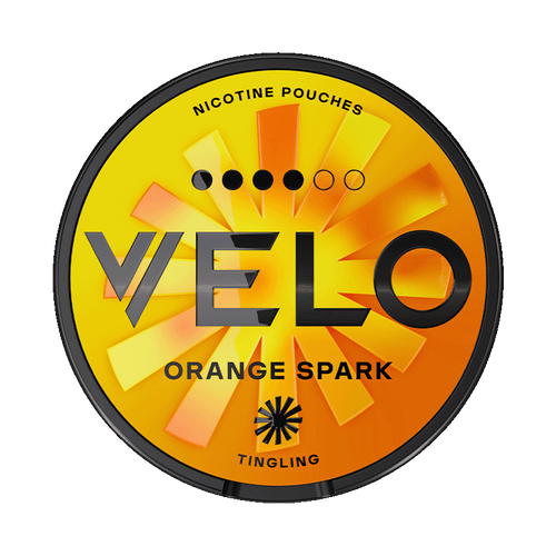 VELO Orange Spark 10,9mg, 5-pakke med nikotinposer
