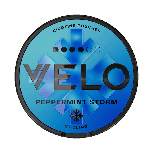 VELO Peppermint Storm 10,9mg, 5-pakke med nikotinposer