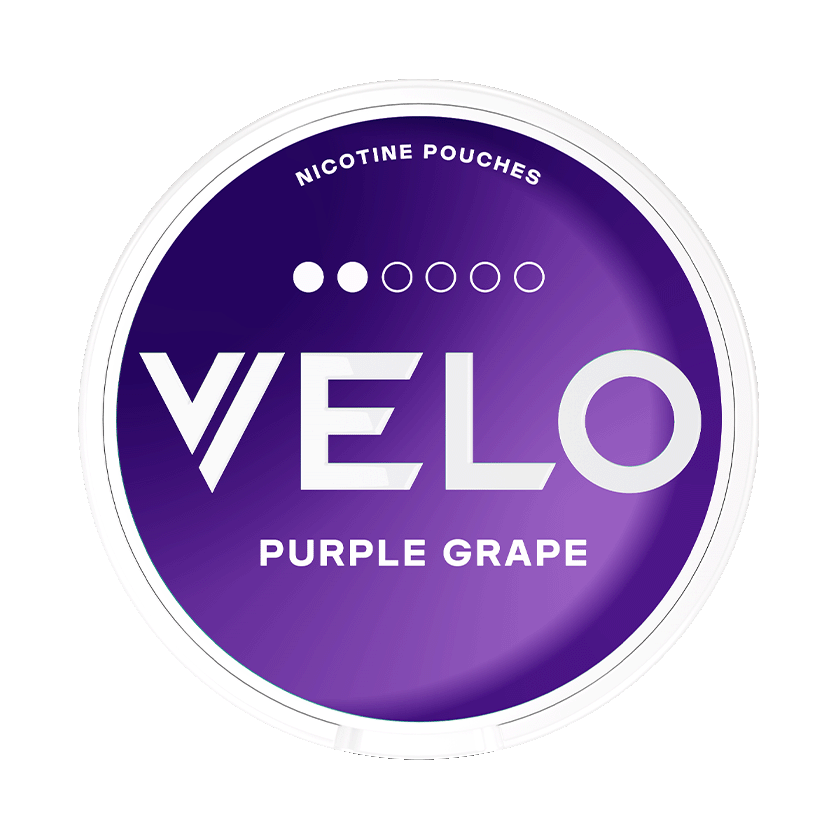 VELO Purple Grape Mini 6mg, 5-pakke med nikotinposer