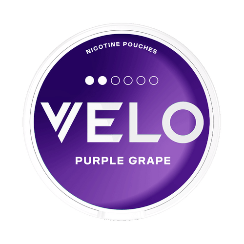 VELO Purple Grape Mini 6mg, 5-pakke med nikotinposer