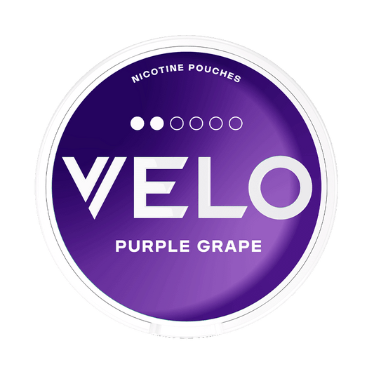 VELO Purple Grape Mini 6mg, 5-pakke med nikotinposer