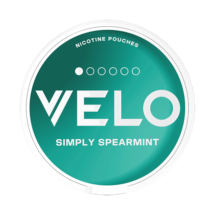 VELO Simply Spearmint Mini 4mg, 5-pakke med nikotinposer