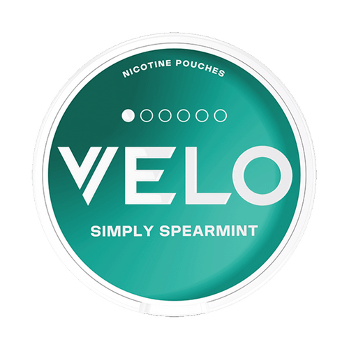 VELO Simply Spearmint Mini 4mg, 5-pakke med nikotinposer