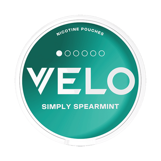 VELO Simply Spearmint Mini 4mg, 5-pakke med nikotinposer