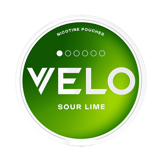 VELO Sour Lime Mini 4mg, 5-pakke med nikotinposer
