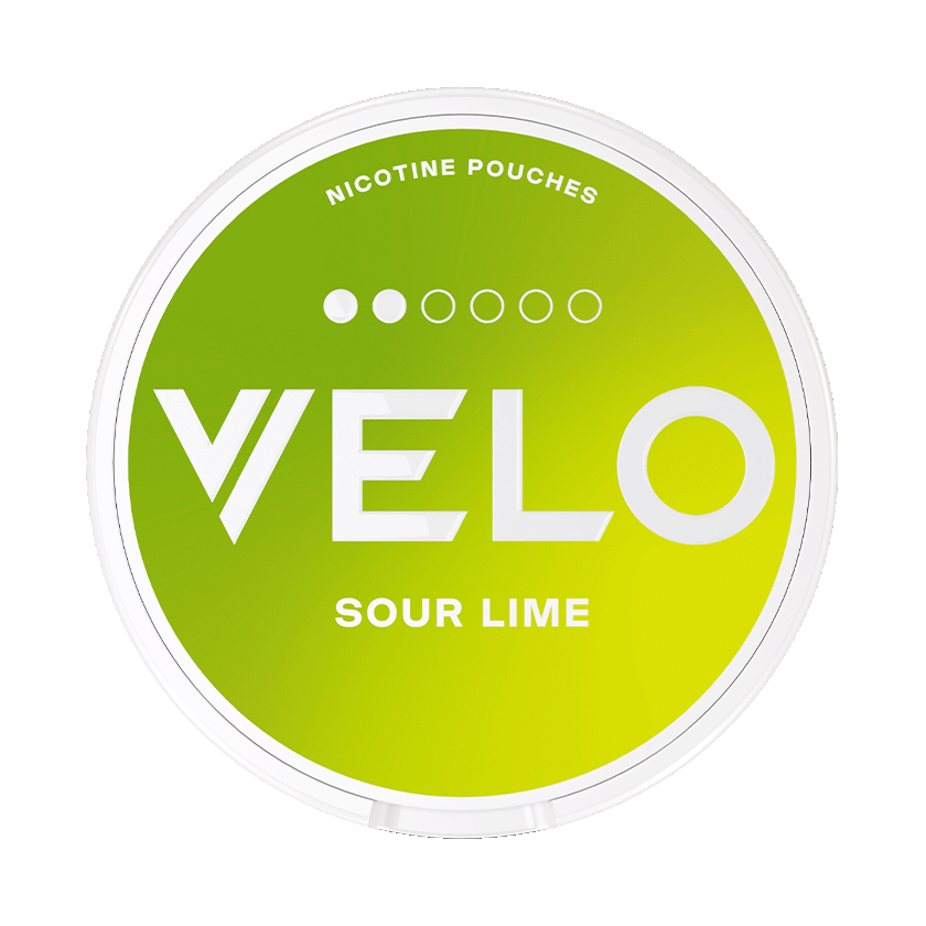 VELO Sour Lime 6mg, 5-pakke med nikotinposer