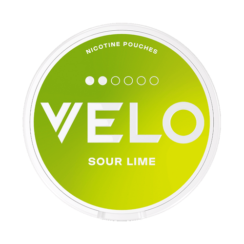 VELO Sour Lime 6mg, 5-pakke med nikotinposer