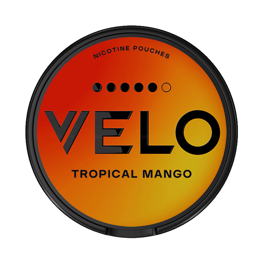 VELO Tropical Mango 14mg, 5-pakke med nikotinposer