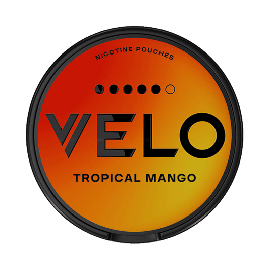 VELO Tropical Mango 14mg, 5-pakke med nikotinposer