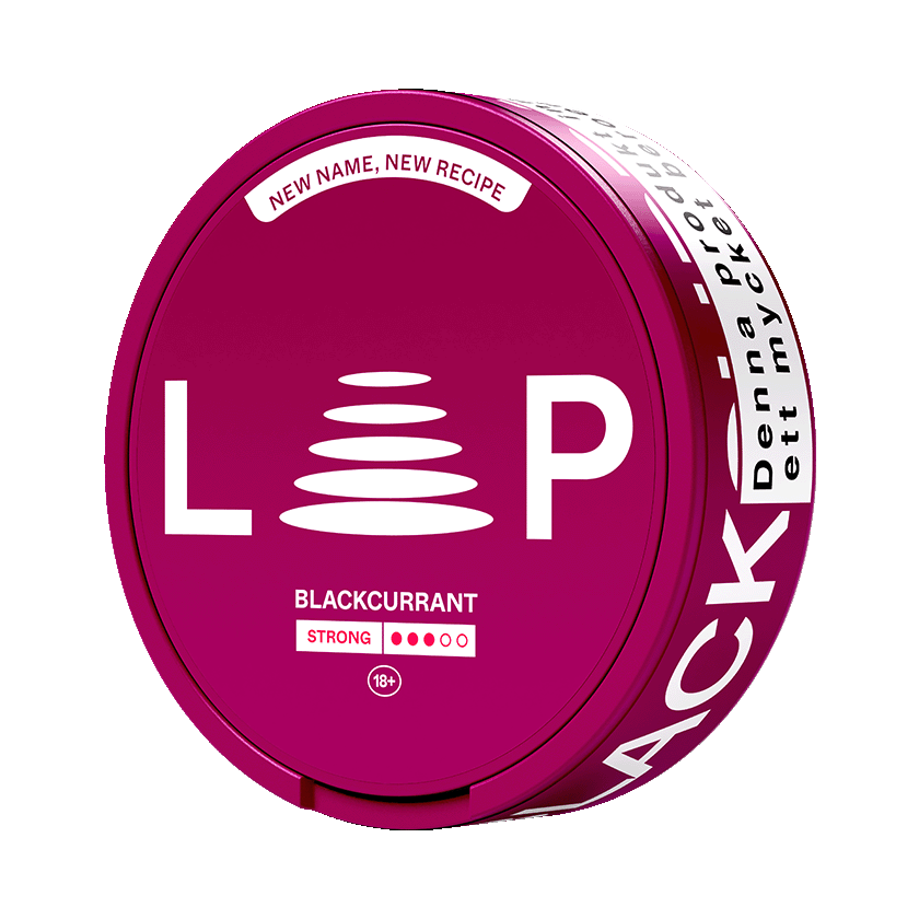 LOOP Blackcurrant Strong 8,9mg, 5-pakke med nikotinposer