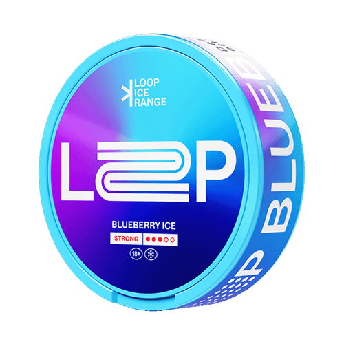 LOOP Blueberry Ice Strong 8,9mg, 5-pakke med nikotinposer