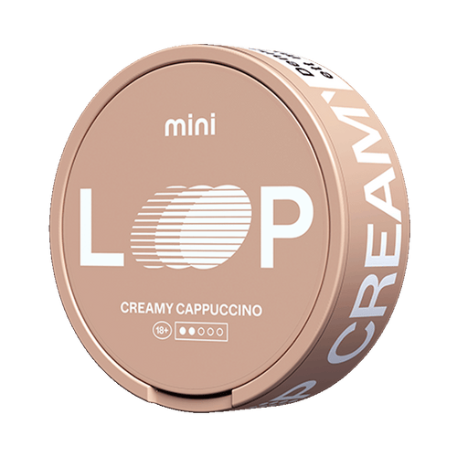 LOOP Creamy Cappuccino Mini 6,3mg, 5-pakke med nikotinposer