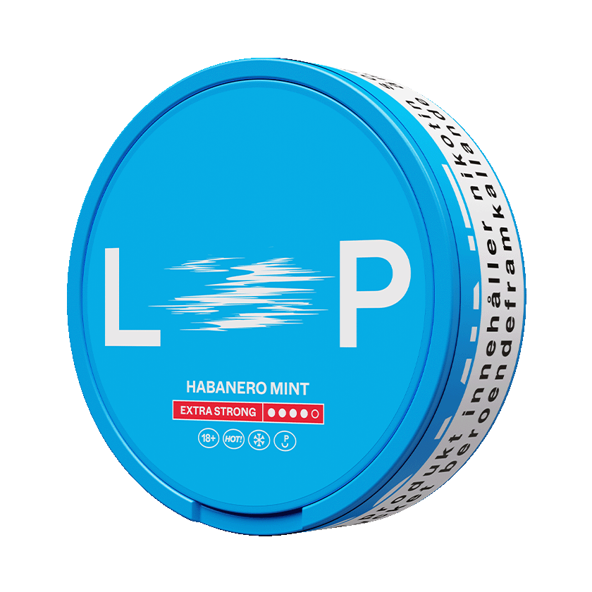 LOOP Habanero Mint Extra Strong 11,8mg, 5-pakke med nikotinposer
