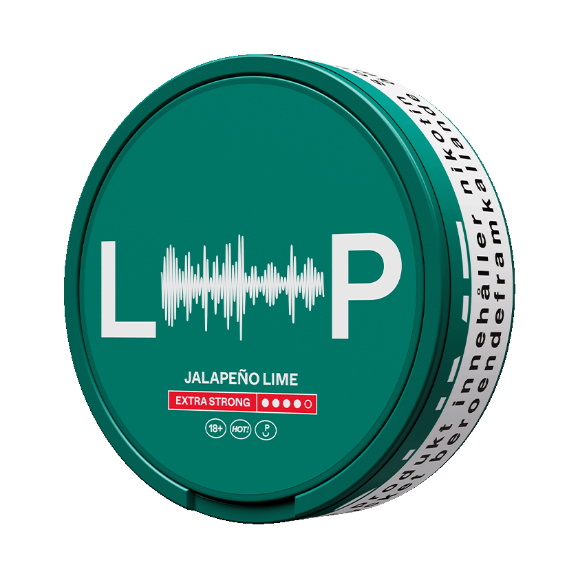 LOOP Jalapeño Lime Extra Strong 11,8mg, 5-pakke med nikotinposer