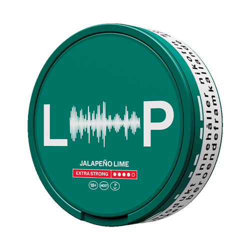 LOOP Jalapeño Lime Extra Strong 11,8mg, 5-pakke med nikotinposer