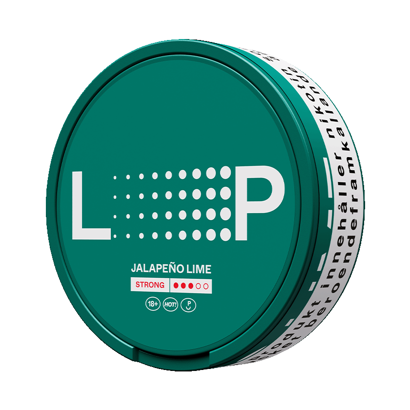 LOOP Jalapeño Lime Strong 8,9mg, 5-pakke med nikotinposer
