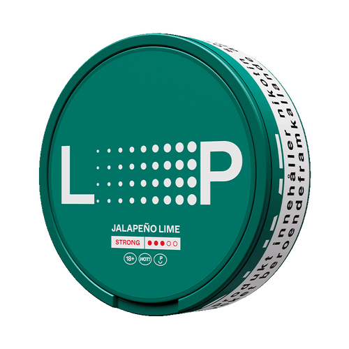 LOOP Jalapeño Lime Strong 8,9mg, 5-pakke med nikotinposer