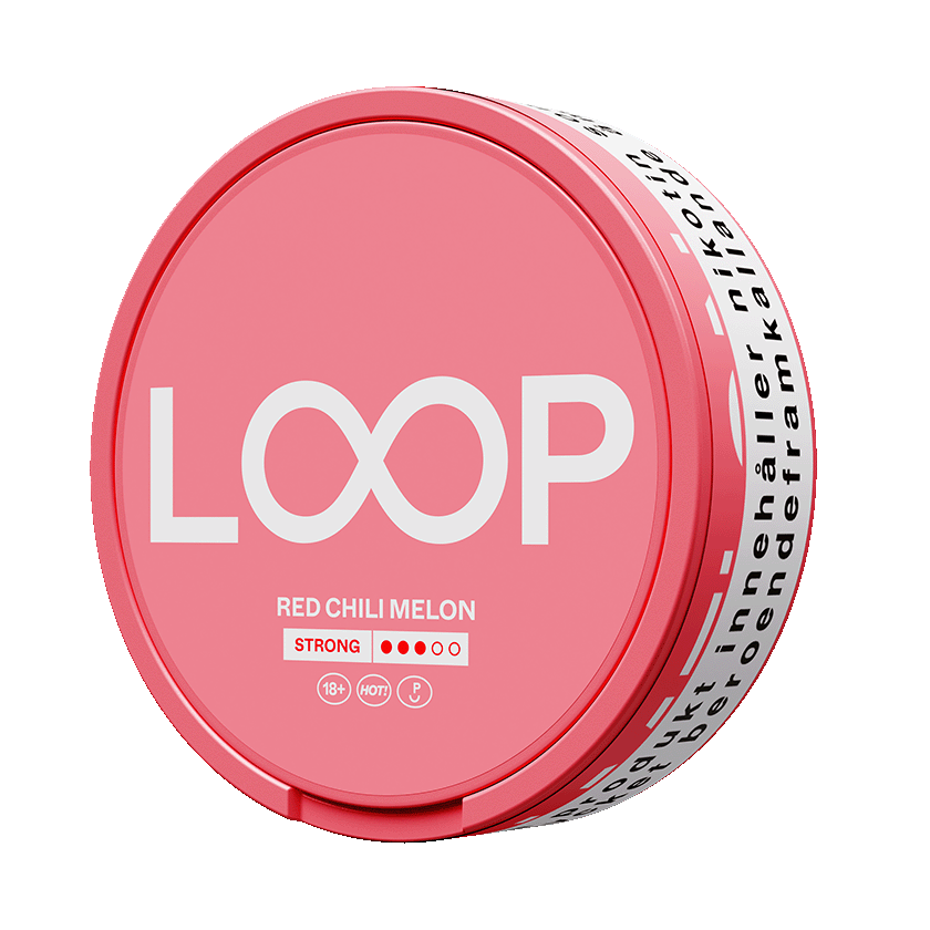 LOOP Red Chili Melon Strong 8,9mg, 5-pakke med nikotinposer