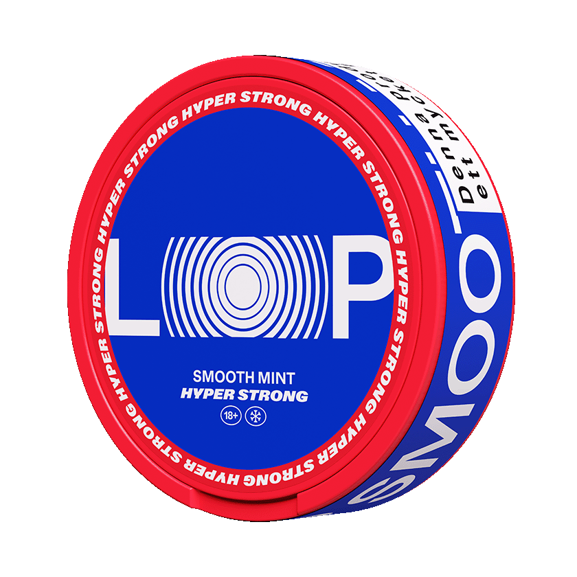 LOOP Smooth Mint Hyper Strong 14,8mg, 5-pakke med nikotinposer