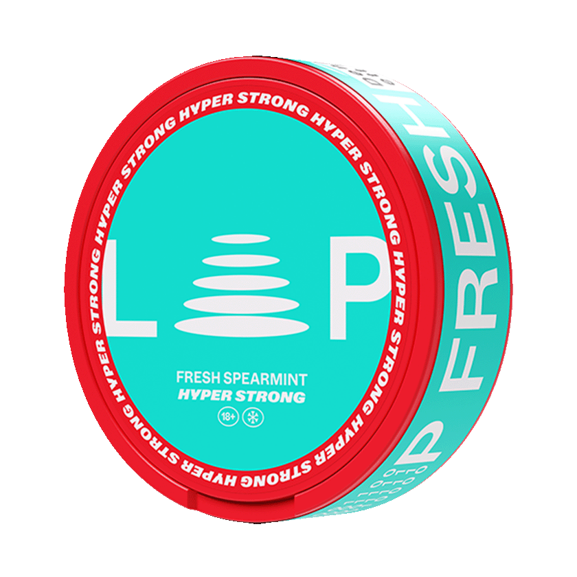 LOOP Fresh Spearmint Hyper Strong 14,8mg, 5-pakke med nikotinposer