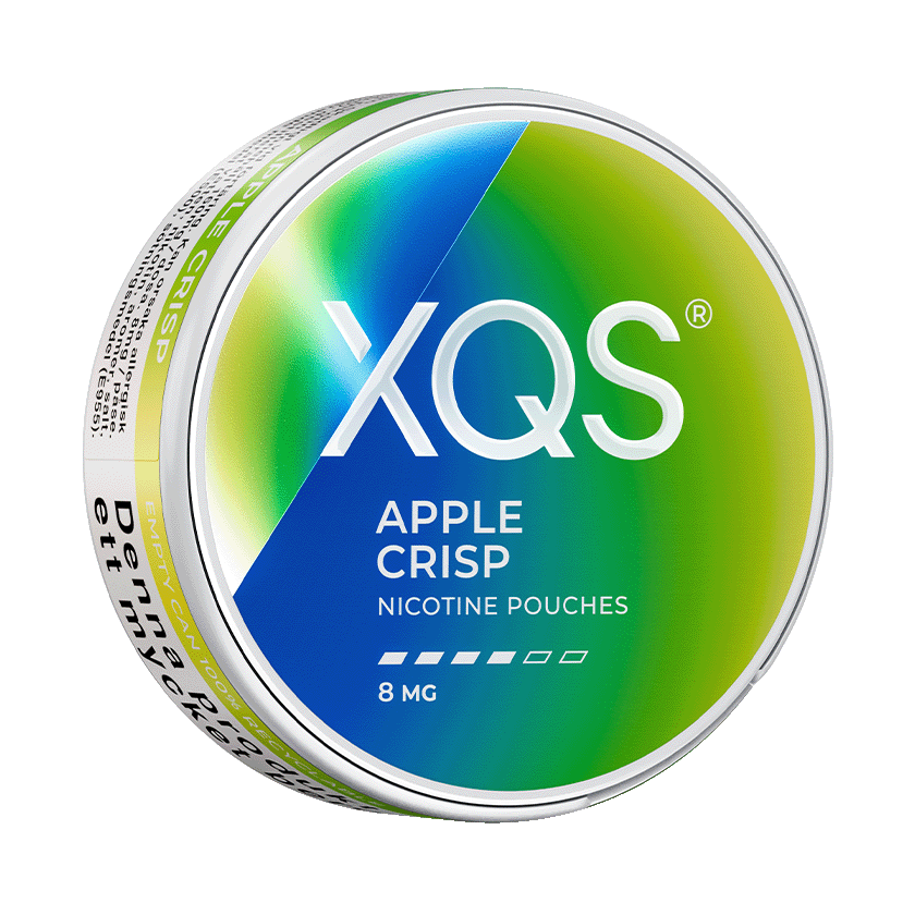 XQS Apple Crisp 8mg, 5-pakke med nikotinposer