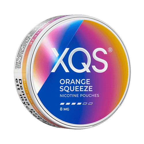 XQS Orange Squeeze 8mg, 5-pakke med nikotinposer