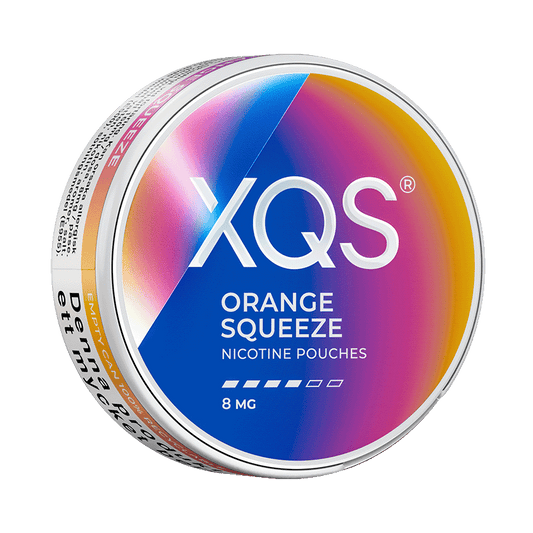 XQS Orange Squeeze 8mg, 5-pakke med nikotinposer