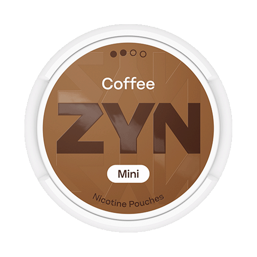 ZYN Coffee Moist Mini 6mg, 5-pakke med nikotinposer