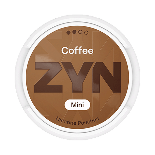 ZYN Coffee Moist Mini 6mg, 5-pakke med nikotinposer